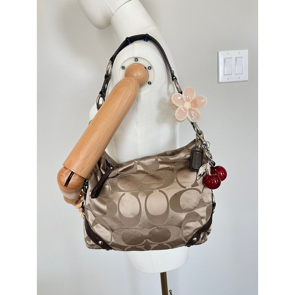 Coach Signature C Monogram Hobo Bag